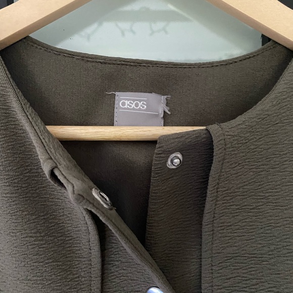 ASOS | Army Green Dress - Picture 4 of 6